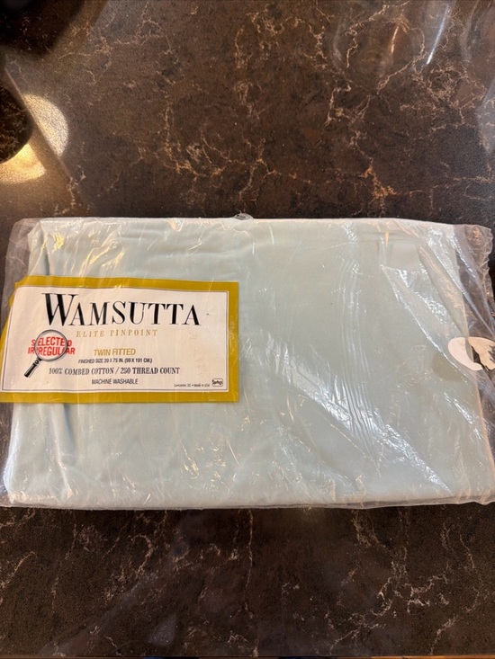 Wamsutta Other - Wanda Elite Pinpoint Twin Fitted Combed Cotton 250 Thread Count